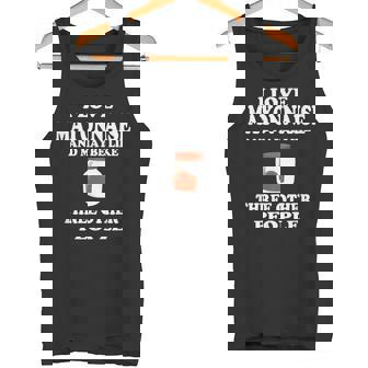 Mayonnaise Lover T Shirt Idea Gag Pun Tank Top - Monsterry