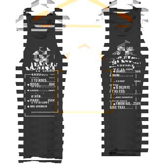 Mécanicien Tarif Horaire Humour Mécano Mecanique Automobile Débardeur e - Cadeauxyz