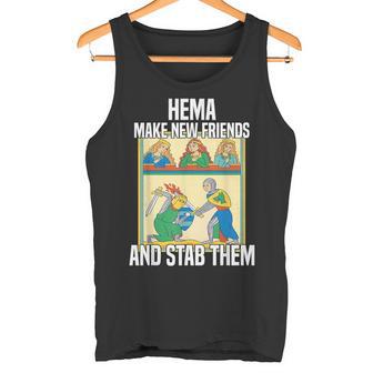 Medieval Sword Fighting Traditions And Tournaments Hema Tank Top - Geschenkecke