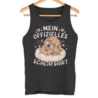 Mein Offizielles Schlaf Maltipoo Hund Und Welpe Tank Top - Geschenkecke