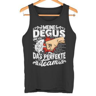 Meine Degus And Ich Das Perfekte Team Shrauchrat Degu Tank Top - Geschenkecke