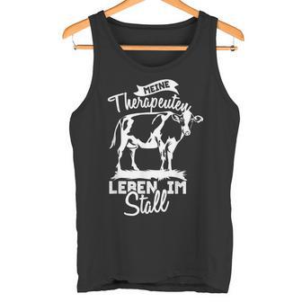 Meine Therapeuten Leben Im Stall Livebreeding Cows Tank Top - Geschenkecke