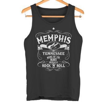 Memphis Tennessee Blues Country Music Usaintage Souvenir Tank Top - Geschenkecke