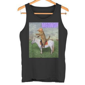 Meowdy Meme Cat And Pony Tank Top - Geschenkecke