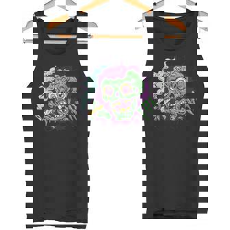 Merging Zombie Head Tank Top - Monsterry