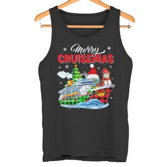 Merry Christmas Cruise Santa Cruise Ships Xmas Symbols Lover Tank Top - Geschenkecke