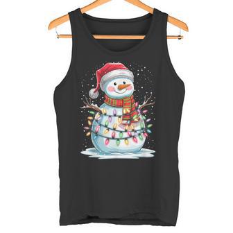 Merry Christmas Snowman Christmas Winter Xmas Eve Tank Top - Geschenkecke