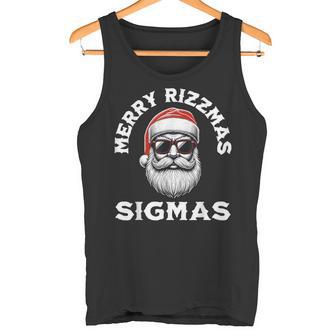 Merry Rizzmas Sigmas Rizz Christmas Santa N Gen Alpha Tank Top - Geschenkecke