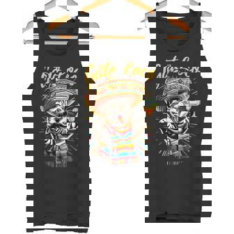 Mexican Gato Loco Sombrero Cat Cinco De Mayo Cat Tank Top - Monsterry