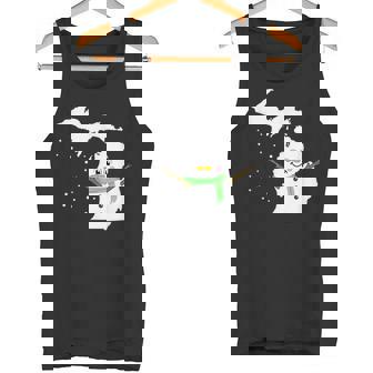 A Very Michigan Winter Snowman T-Shirt Tank Top - Monsterry