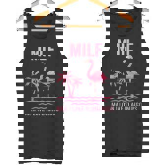 MILF Man I Love Flamingos Flamingo Pink Joke Party Tank Top - Monsterry
