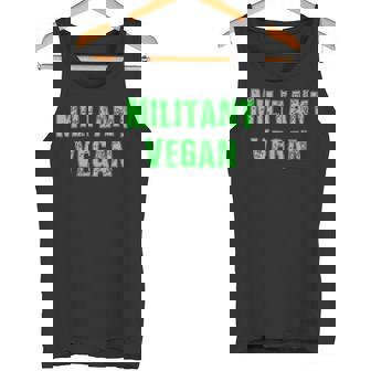Militant Vegan Tshirt Tank Top - Monsterry
