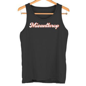 Misanthrop Misanthrop Human Hate Statement S Tank Top - Geschenkecke