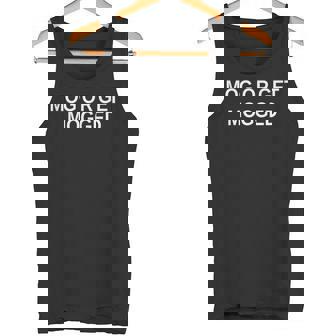 Mog Or Get Mogged Weightlifting Satirical Tank Top Tank Top - Monsterry