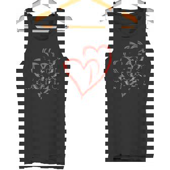 Moléculas De Oxitocina Corazón Amor Día De Sanalentín Ciencia Químico Camiseta sin mangas - Regaloses