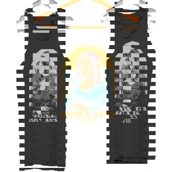 Mona Lisa Costume Oeuvre D'art Célèbre Peinture Débardeur e - Cadeauxyz