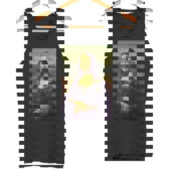 Mona Lisa Leonardo Dainci Historia Del Arte Arte Renacimiento Camiseta sin mangas - Regaloses