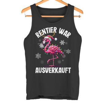 Moose Saying Reindeer Was Out Sold Christmas Tank Top - Geschenkecke