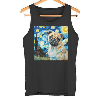 Mops Unter Dem Sternenhimmel Tank Top - Geschenkecke