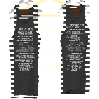 Motorcycle Bikers Prayer Rain Fall Behind And Wind Follow Me Tank Top - Monsterry