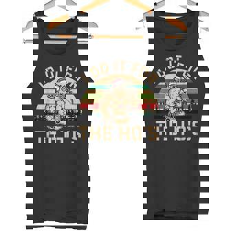 Muscle Santa I Do It For The Hos Christmas Tank Top - Monsterry