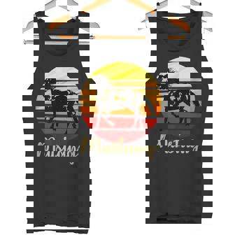 Mustang Horse Breed Running In Sunset Pony Trail Rodeo Shirt Tank Top - Monsterry