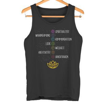 Namaste Yoga 7 Chakras Meditation S Tank Top - Geschenkecke