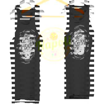 Naples Italy Withesuv And Pizzaintage Souvenir S Tank Top - Geschenkecke