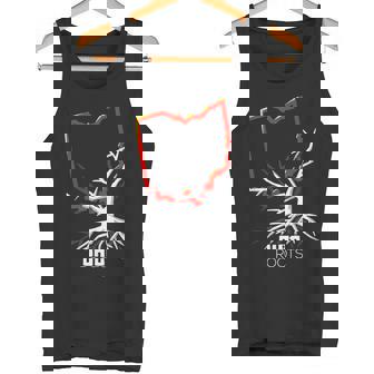 Native Root Land Ohio US State Hometown Tank Top - Monsterry