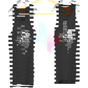 Native Texan Texas Lone Star State Flag Tank Top - Monsterry