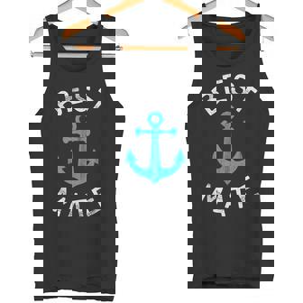 Nautical Wedding Favor Grooms Man & Groomsmen Best Mate Tank Top - Monsterry