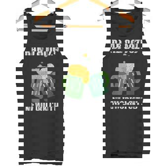 New York City St Patricks Green Beer Bad And Boozy Bar Hop Tank Top - Monsterry