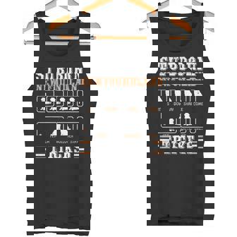 Newfie Owner STUBBORN NEWFOUNDLAND TRICKS Newfoundlands Tank Top - Monsterry
