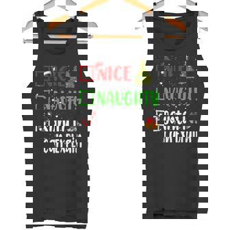 Nice Naughty Santa I Can Explain Christmas List Holiday Xmas Tank Top - Monsterry
