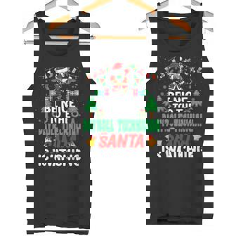 Be Nice To The Payroll Technician Santa Christmas Camiseta sin mangas - Regaloses