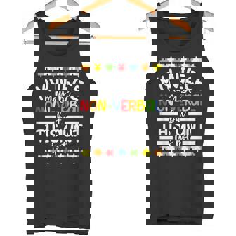 My Niece Proud Autism Aunt Autism Warrior Aunt Tank Top - Monsterry