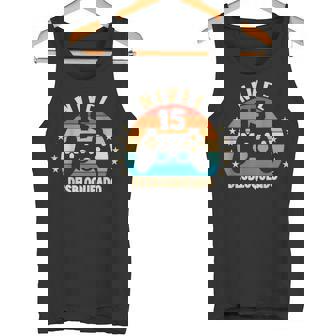 Nivel 15 Desbloqueado Gamer 15 Años 2007 Divertido Chico Camiseta sin mangas - Regaloses