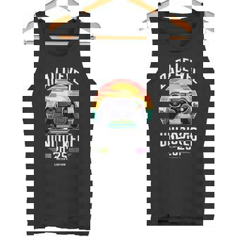 Nivel De Papá Desbloqueado 2025 Gamer Dad Camiseta sin mangas - Regaloses
