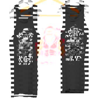 No Lifts No Papá Noel Divertido Gym Camiseta sin mangas - Regaloses