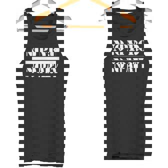 No Pyro No Party Pyrotechnics Tank Top - Monsterry