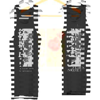 No Regrets Rose In Red Rose Sad Aesthetic Grunge Tank Top - Monsterry