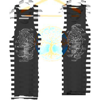 Nordischer Keltischer Baum Des Lebens Yin Yang Tree Of Life Tank Top - Geschenkecke