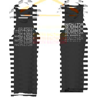 North Baltimore Ohio North Baltimore OH Retro Vintage Text Tank Top - Monsterry