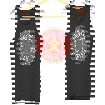 North Pole Cookie Co Vintage Christmas Baker Tank Top - Monsterry