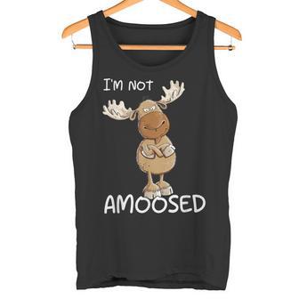 Not Amoosed Moose I Nö Fun Elk Word Game I No Statement Tank Top - Geschenkecke