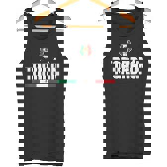Novelty Torreon Mexico Traveling Flag Mexican Vacations Gag Tank Top - Monsterry