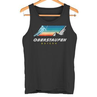 Oberstaufen Bayern Germany Retro 80S Ski Tank Top - Geschenkecke