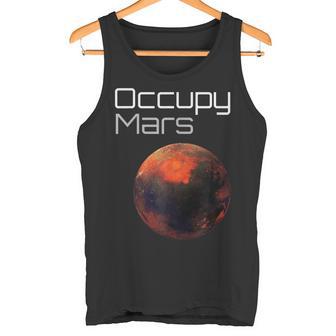 Occupy Mars Planet Mars Conquer Tank Top - Geschenkecke