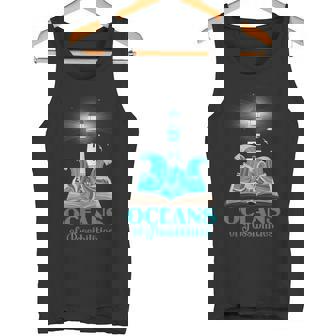 Oceans Of Possibilities Summer Reading 2022 Lighthouse Tank Top - Monsterry
