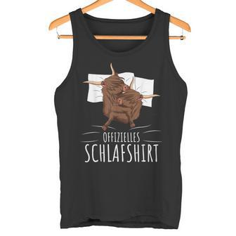 Official Scottish Highland Cow Sleep Tank Top - Geschenkecke